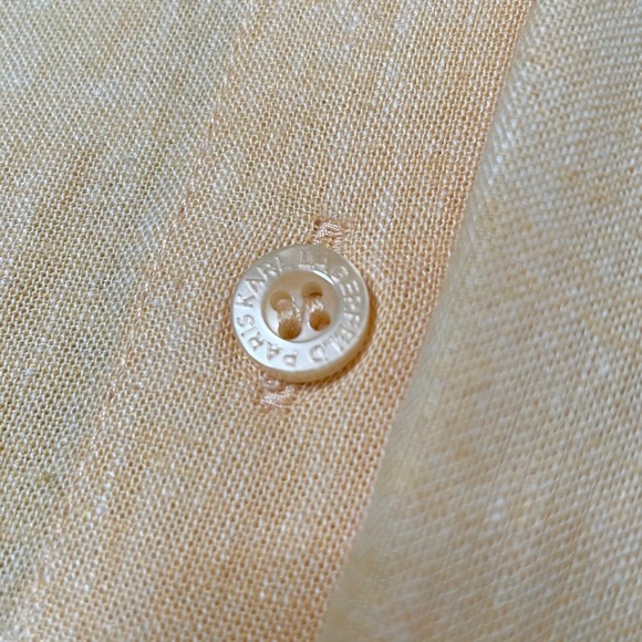 Karl Lagerfeld linen button down - Picture 5 of 6